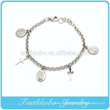 TKB-B0066 Silver Catholic First Holy Communion Bracelet Jewelry